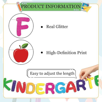 First Day of Kindergarten Banner, Back To School Decorations - Image 6