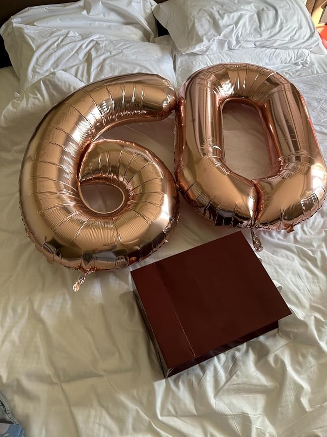 Number Balloons 26 Balloon Rose Gold - Image 5