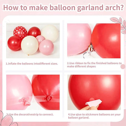Strawberry Balloon Arch Kit - Image 4