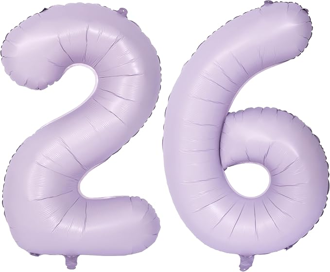 40 In Matte Purple Number Balloons Helium Foil Mylar Balloon Digital 26 | by Exquisitehighqualitypartydecorationstomeetyoureveryneed%EF%BC%81