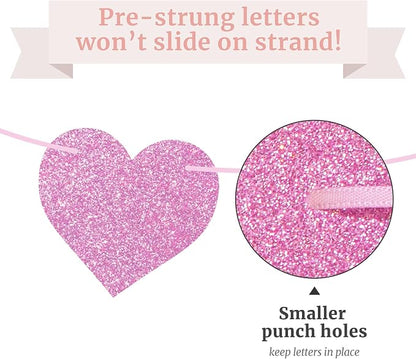 Pre-Strung Love Laughter & Happily Ever After Banner - Image 4