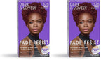 SoftSheen-Carson Dark and Lovely Fade Resist Rich Conditioning Hair Color, Permanent Hair Color, Up To 100 percent Gray Coverage, Brilliant Shine with Argan Oil and Vitamin E, Berry Burgundy
