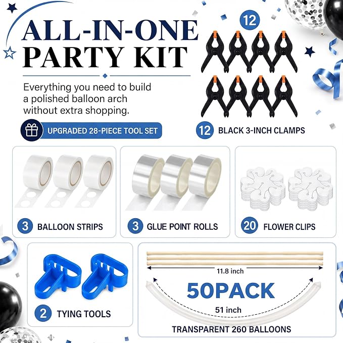 Rtteri 387 Pcs Balloons Arch Clips Set - Image 3