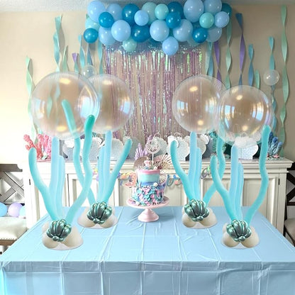 Civaner 52 Pcs Under The Sea Party Decorations 4 Sets Mermaid Table Centerpiece - Image 6