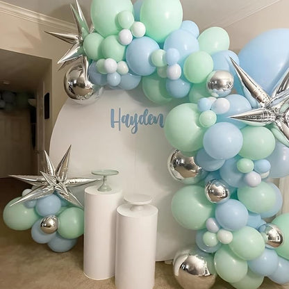 Voircoloria 110pcs Mint Green Pastel Green Latex Party Balloons, 12inch | - Image 7