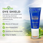 Herbishh Light Brown 3 in 1 Hair Dye Shampoo 400 ML PPD Free + Hair Color Stain Protector – Dye Shield or Defender for Skin