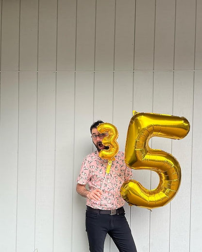 Gold 15 Balloon - Image 8