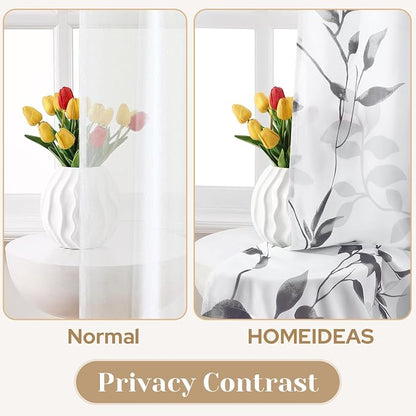 HOMEIDEAS Kitchen Curtains, Short Non-See-Through Privacy 30X36 Inch Length - Image 4