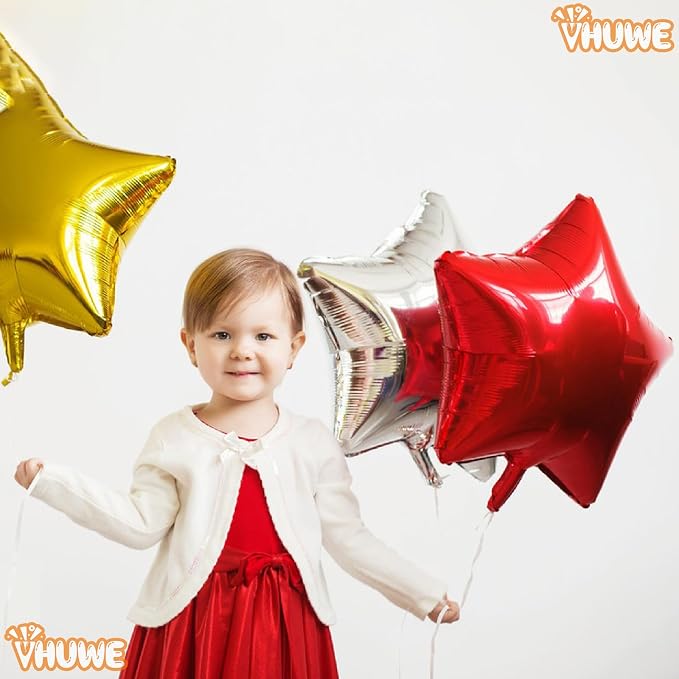 Red Star Balloons 18 Inch - Image 5