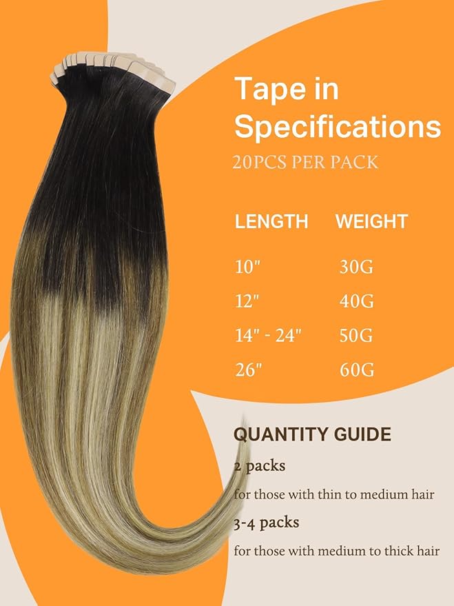 DOORES Tape in Human Hair Extensions, Real Human Hair, Dark Brown to Dirty Blonde, 12 Inch, 40g, 20pcs, Remy Straight Hair Extensions for Women