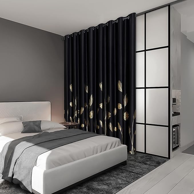 Wide Blackout Curtain for Sliding Door 100W x 108L Inch Thermal Insulated - Image 2