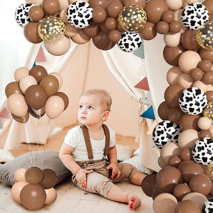 170Pcs Cowboy Balloon Garland Arch Kit - Image 4