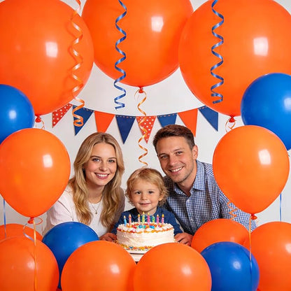 32Pcs Orange Big Balloons 18 Inch, Round Large Latex Party Balloons - Image 5