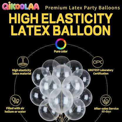 32Pcs Clear Big Balloons 18 Inch, Round Large Latex Party Balloons - Image 2