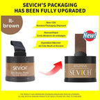 Instantly Hairline Shadow - SEVICH Hairline Powder, Quick Grey Root Concealer for Thinning Hair, Eyebrows & Beard, Windproof & Sweatproof, Light Brown