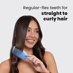 Tangle Teezer Ultimate Detangler Brush for Wet & Dry Hair, Eliminates Knots & Reduces Breakage for All Hair Types, Denim Blues