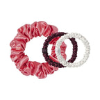 slip Assorted Scrunchies in Holiday Cracker Packaging: Anti-Crease, Anti-Breakage Slipsilk™ Design Protects Delicate Hair | Includes 3 Pure Silk Scrunchies, Sweetheart