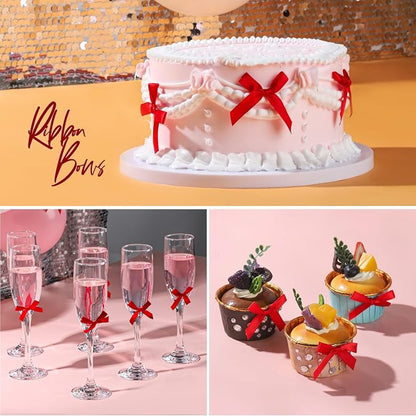 YGDZ 50 PCS Mini Red Bows, Small Bows - Image 4