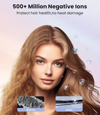 Hair Dryer: 150000 RPM Portable Professional High Speed Ionic Blow Dryer for Fast Drying, 500 Million Negative Ions Care & Heat Control & Low Noise with Magnetic Diffuser & Nozzle, 5 Temps & 3 Speeds