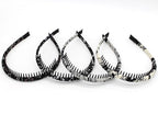 hair bands for women's hair,plastic headbands for women,fashion hair accessories Suitable Daily Use,Spa,Parties and Yoga(pack of 4)