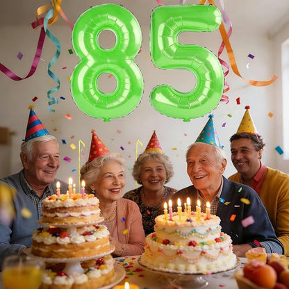40 Inch Number 85 Balloons for 85th Birthday Party Decorations, 0-100 Fruit - Image 2