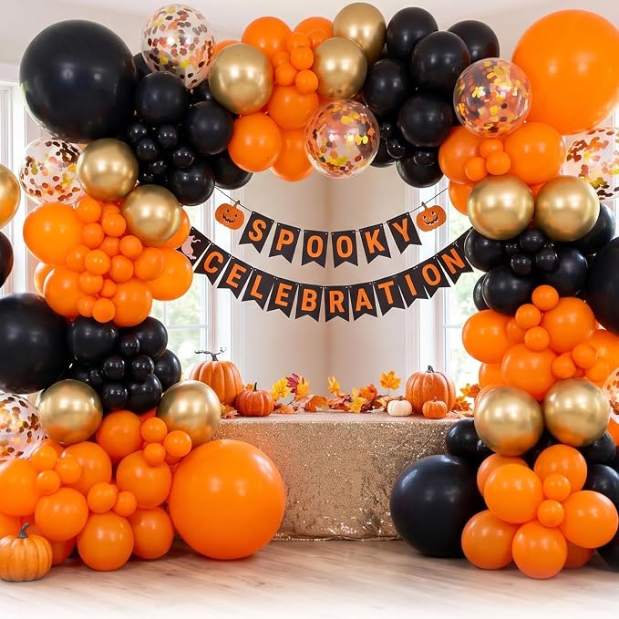 100pcs 5 Inch Small Orange Balloons Garland Arch Gap Fillers | 5”Matte Mini - Image 6