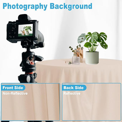 Cream Photography Backdrop for Photoshoot, 6x9 FT | Versatile Studio Photo - Image 5