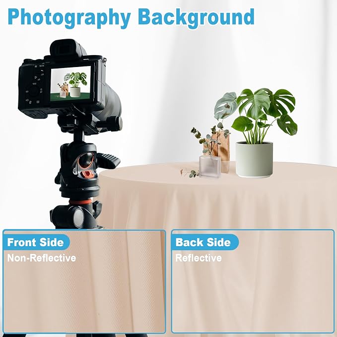 Cream Photography Backdrop for Photoshoot, 5x7 FT | Versatile Studio Photo - Image 4