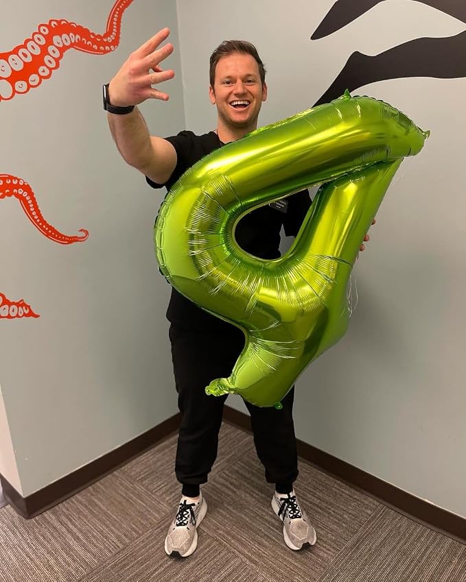 Light Green Number 7 Balloon 40 Inch - Image 8