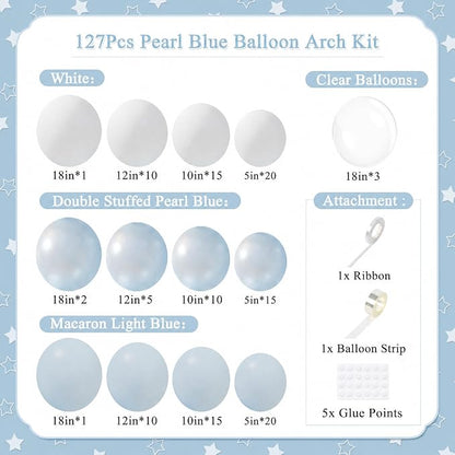CROSSFINGERS Blue Balloon Arch Kit - Image 2