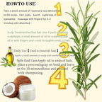 Hair oil that promotes growth | Rosemary Oil | With 20+ Biotin, Nourishes The Scalp, Improves Blood Circulation,Rid of Itchy & Dry Scalp, Nourishing for Split Ends【100% New 2.02 Ounces 60ML】