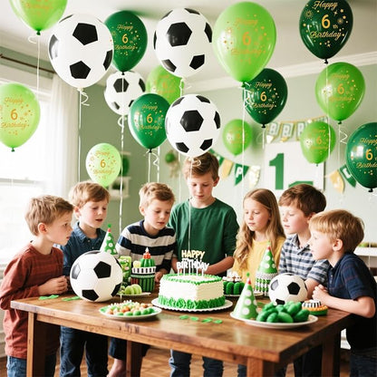 Soccer Balloons 7th Birthday Decorations - Image 6