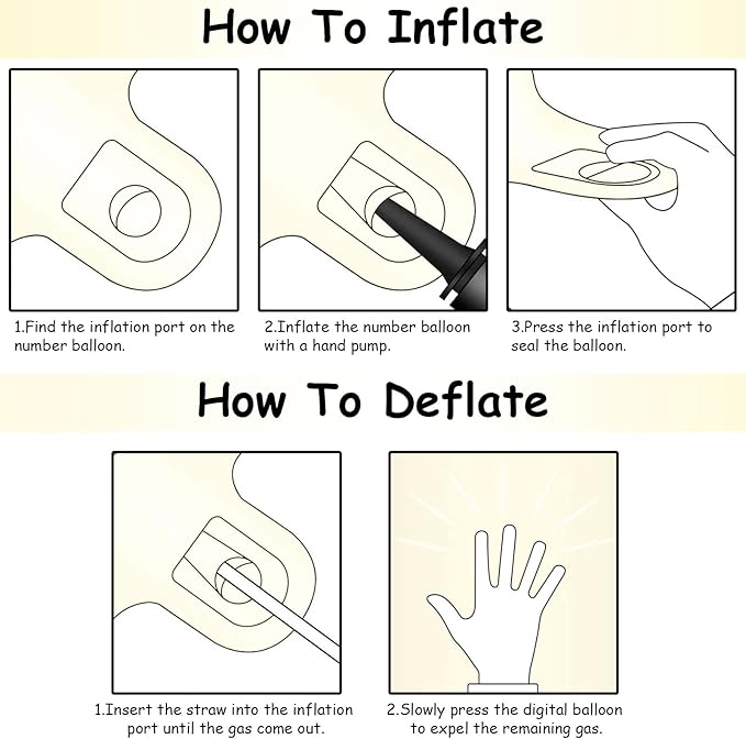 Cream 21st Birthday Balloons for Her, 40 Inch Beige Foil 21 Balloon Numbers for - Image 7