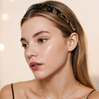 Acetate Hairbands for Women - Non-Slip Thin Headbands with Teeth, Eyewear-Friendly Design, 90s Retro Hair Accessories, No Pressure & No Headache Sunglasses Headband (Tortoiseshell)