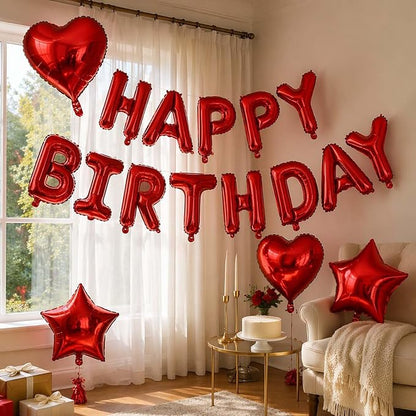 Red Birthday Decorations - Image 4