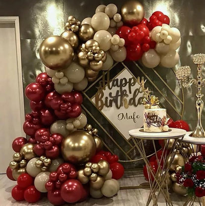 Metallic Gold Balloons 18 Inch 24 Pack Matte Helium Latex Round Balloons - Image 6
