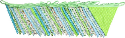 10M/32Ft Triangle Bunting Banner, Baby Shower, Outdoor and Home Decorations - Image 3