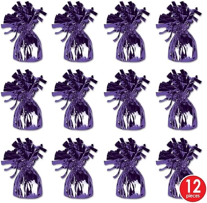 Beistle Metallic Wrapped Balloon Weight Pack - Image 4