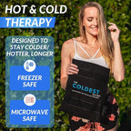 Coldest Ice Pack for Back Pain Relief - All Body Multipurpose Ice Pack for Lower Back Pain, Swelling, Bruises, Surgery, Cramps - Hot & Cold Therapy - Reusable & Adjustable Gel (Large)