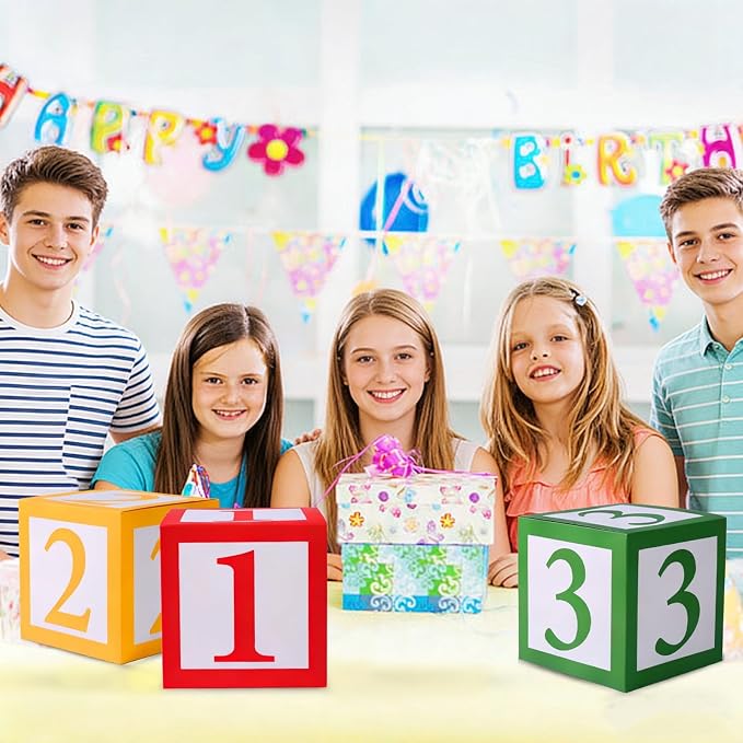 6 pcs ABC and 123 Friend Street Balloon Boxes, ABC Alphabet Graduation Back to - Image 5