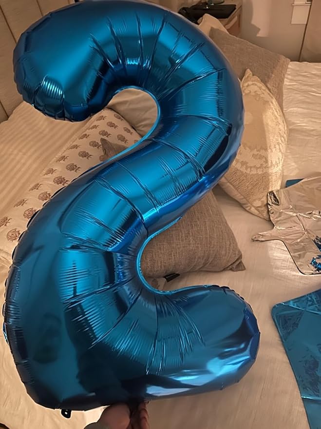 Number Balloons 2 Balloon 40 inch Dark Blue - Image 3