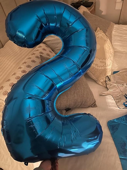 Number Balloons 2 Balloon 40 inch Dark Blue - Image 3