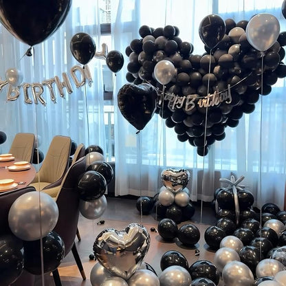 125pcs Black Balloons 5 Inch Small Balloons by BAIBAOXIANG