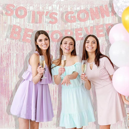 BRAVESHINE Iridescent Fringe Backdrop | Holographic Party Streamers Curtain | 2 - Image 2