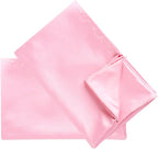 uxcell 2 Pack Silk Satin Pillowcase for Hair and Skin, Cool, Silky, Soft Breathable Pillow Cases Standard Size 20x26 Inch Sateen Pillowcase Lilac with Envelope Closure