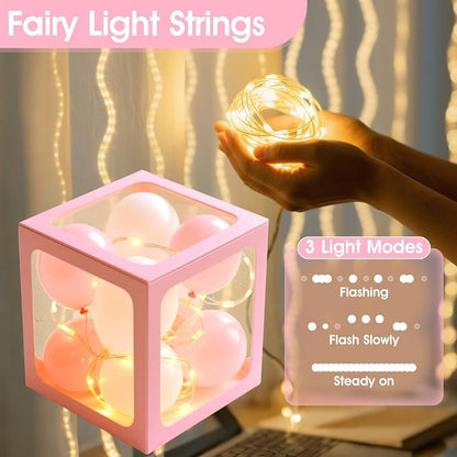 Ledido Baby Boxes with Letters & Fairy Lights - Image 2