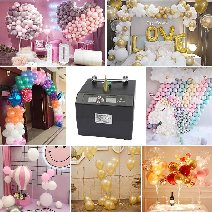 Electric Air Balloon Pump, B23 Lagenda Portable Electric Balloon Pump Balloon - Image 7