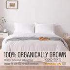 Bella Coterie | Luxury Bamboo Viscose Queen Size Pillowcase Set | 100% Organically Grown | Ultra Soft | Cooling | 2 Pcs [White]