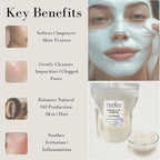 ClearLee Kaolin Clay Cosmetic Grade Powder - 100% Pure Natural Powder - Great For Skin Detox, Rejuvenation, and More - Heal Damaged Skin - DIY Clay Face Mask (1 LB)