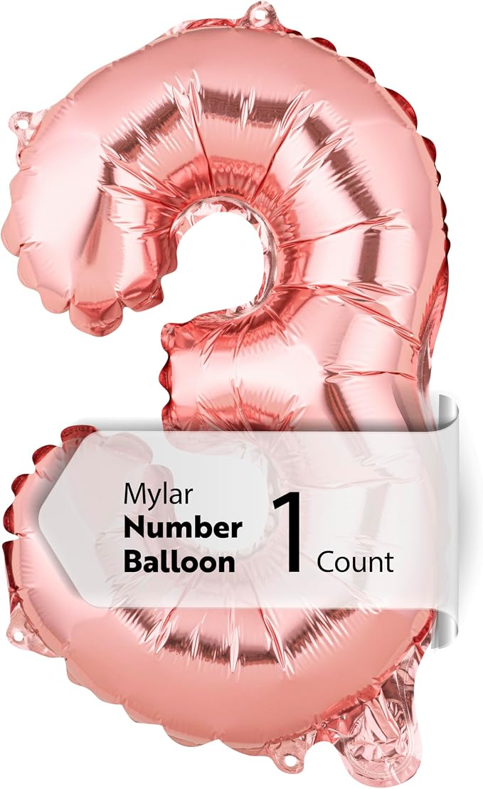 Restaurantware-Balloonify 16 Inch Number Balloon, 1 Digital Party Balloon by Restaurantware